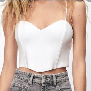 NWT Zara Corset Top Size XS